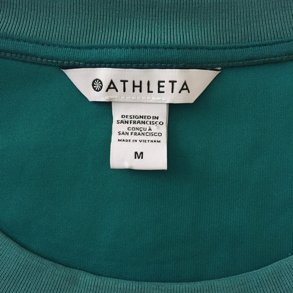 Athleta Green Seasoft Sweatshirt Tee - Picture 5 of 16